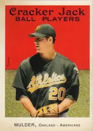 2004 Topps Cracker Jack #77 - Mark Mulder - Oakland Athletics
