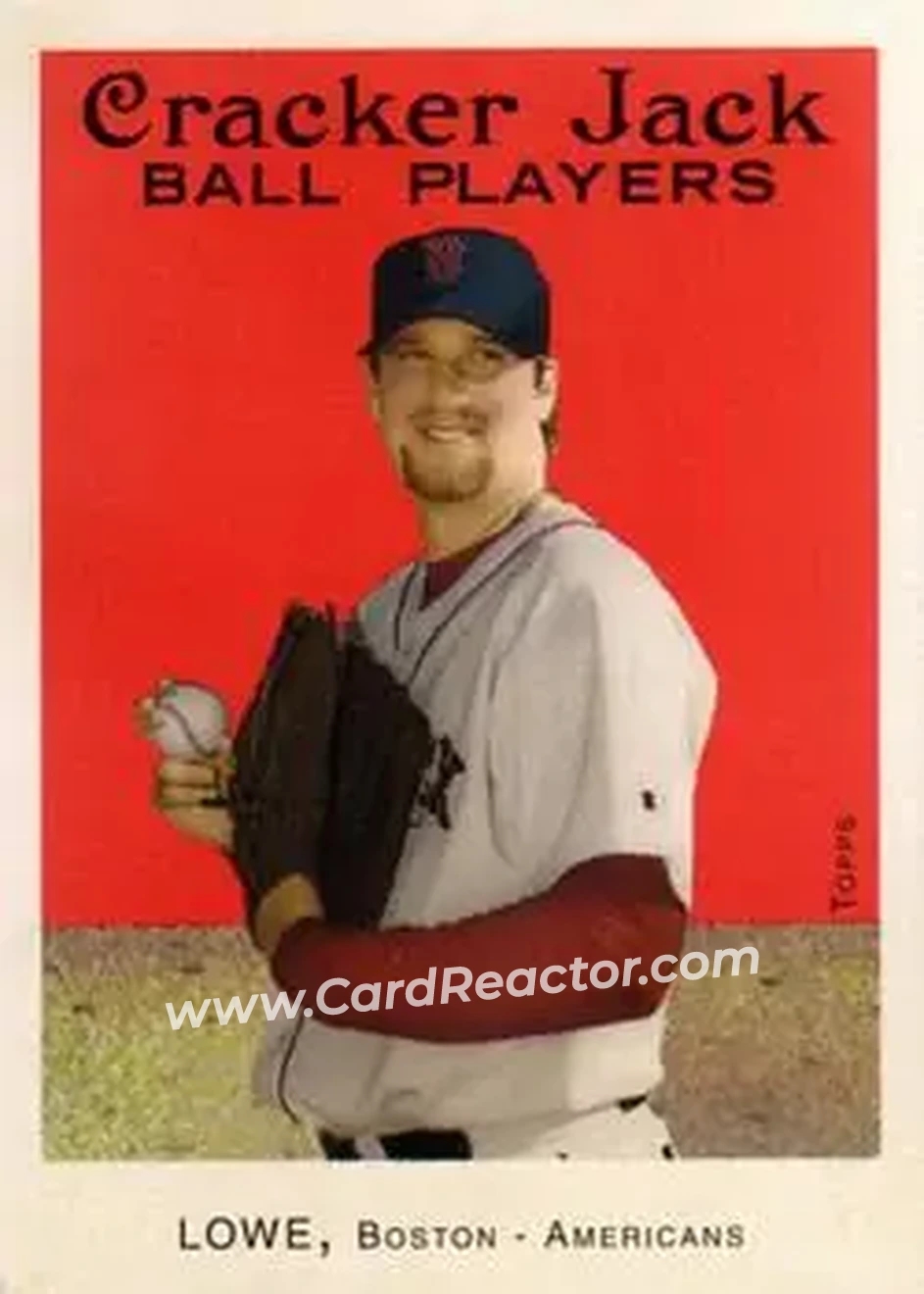 2004 Topps Cracker Jack #78 - Derek Lowe - Boston Red Sox - Front