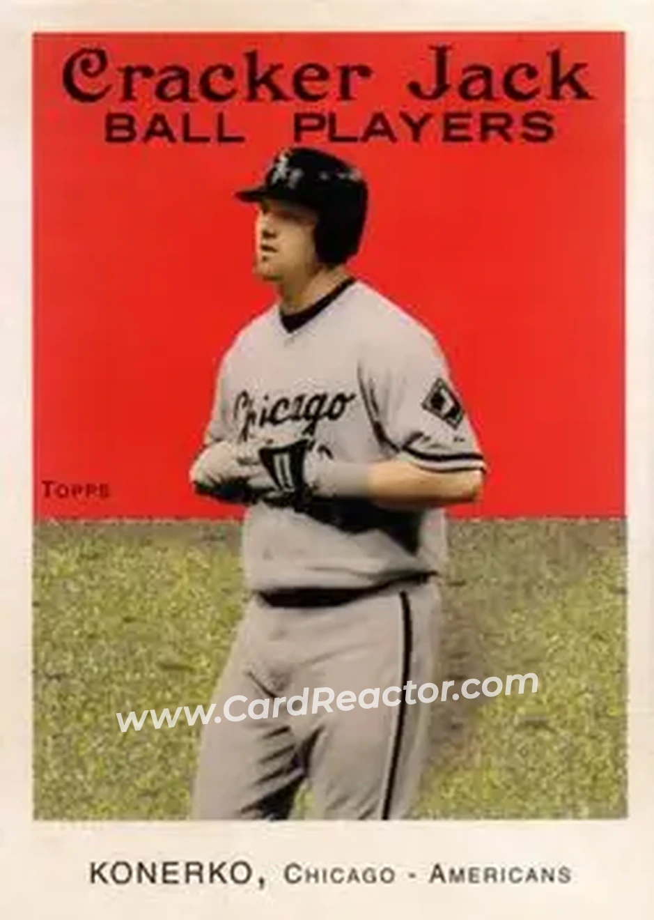 2004 Topps Cracker Jack #79 - Paul Konerko - Chicago White Sox - Front
