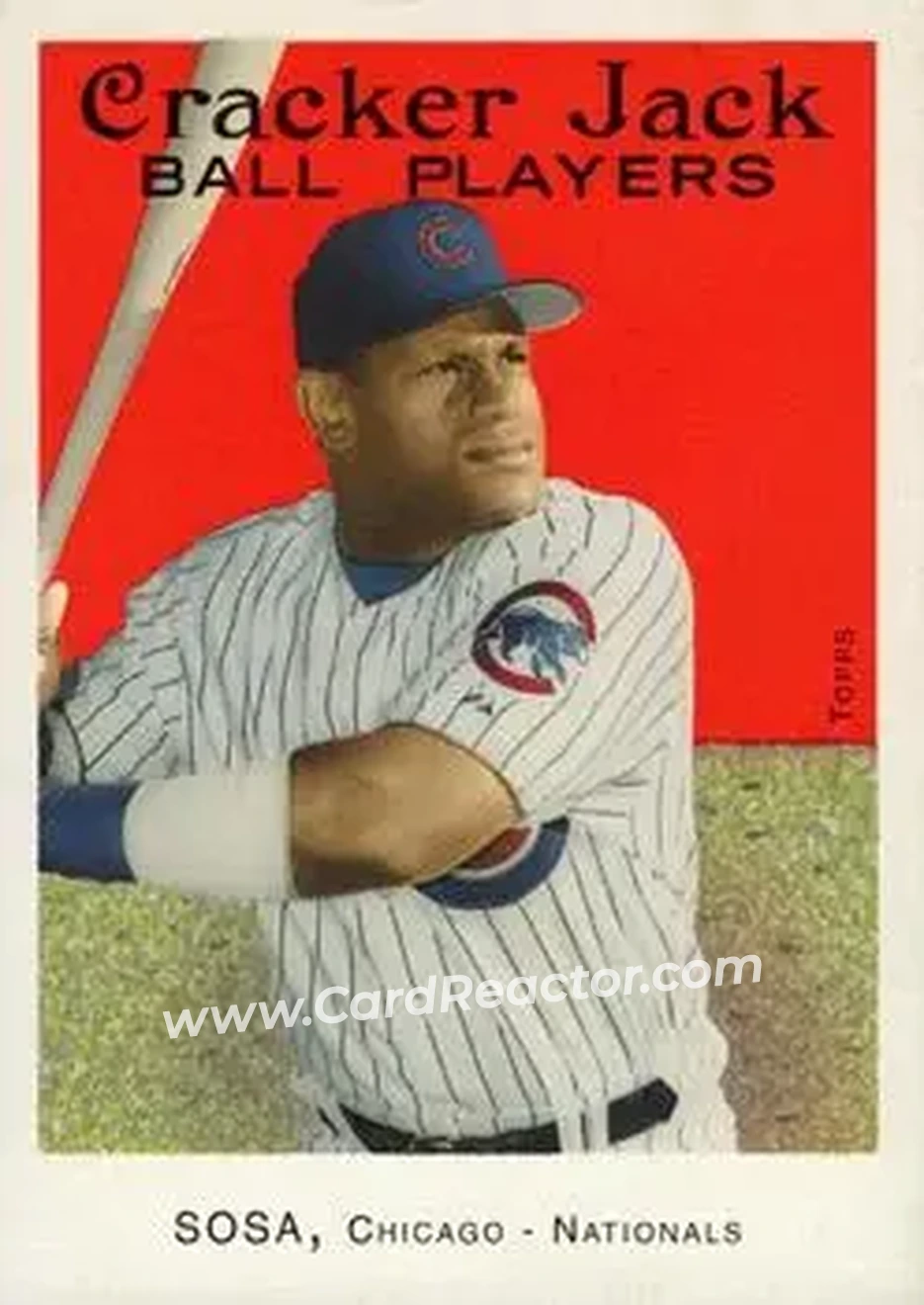 2004 Topps Cracker Jack #80 - Sammy Sosa - Chicago Cubs - Front
