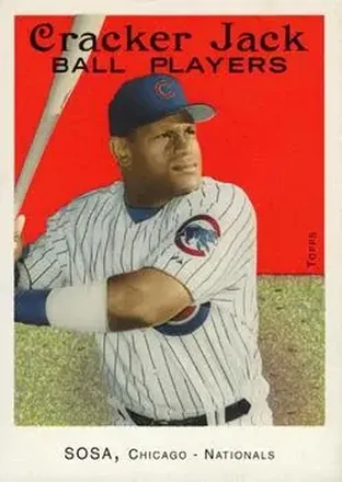 2004 Topps Cracker Jack #80 - Sammy Sosa - Chicago Cubs