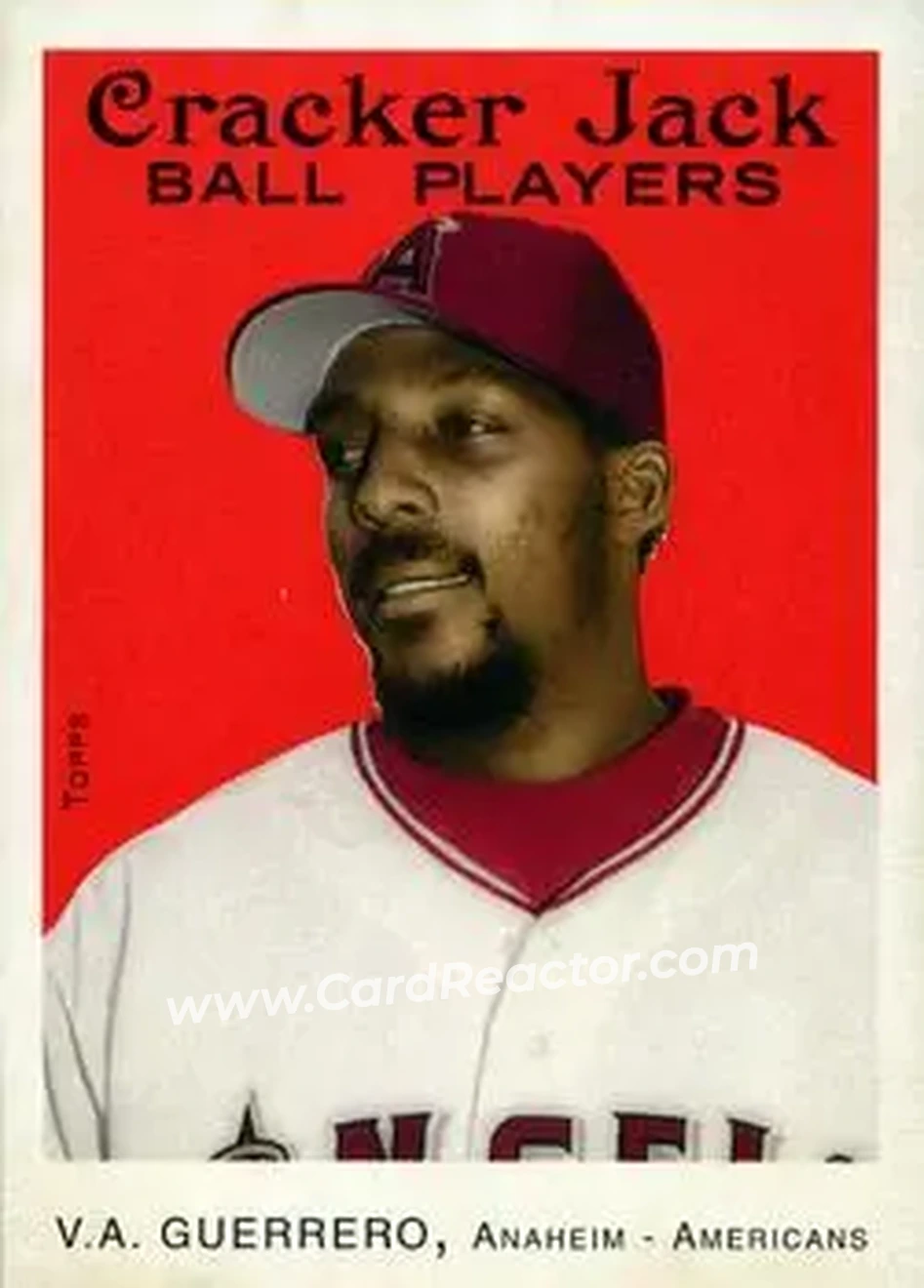2004 Topps Cracker Jack #81 - Vladimir Guerrero - Anaheim Angels - Front