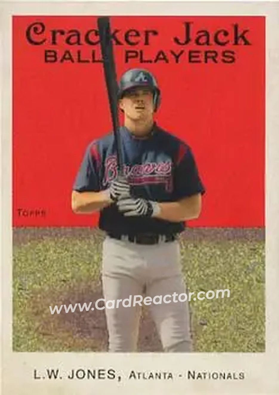 2004 Topps Cracker Jack #84 - Chipper Jones - Atlanta Braves - Front