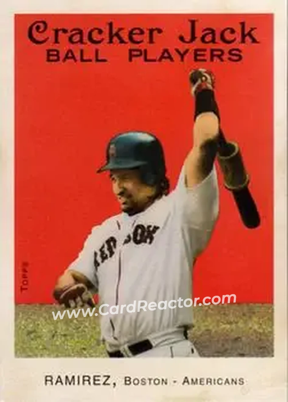 2004 Topps Cracker Jack #85 - Manny Ramirez - Boston Red Sox - Front