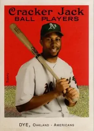 2004 Topps Cracker Jack #92 - Jermaine Dye - Oakland Athletics