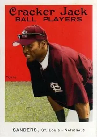 2004 Topps Cracker Jack #99 - Reggie Sanders - St. Louis Cardinals