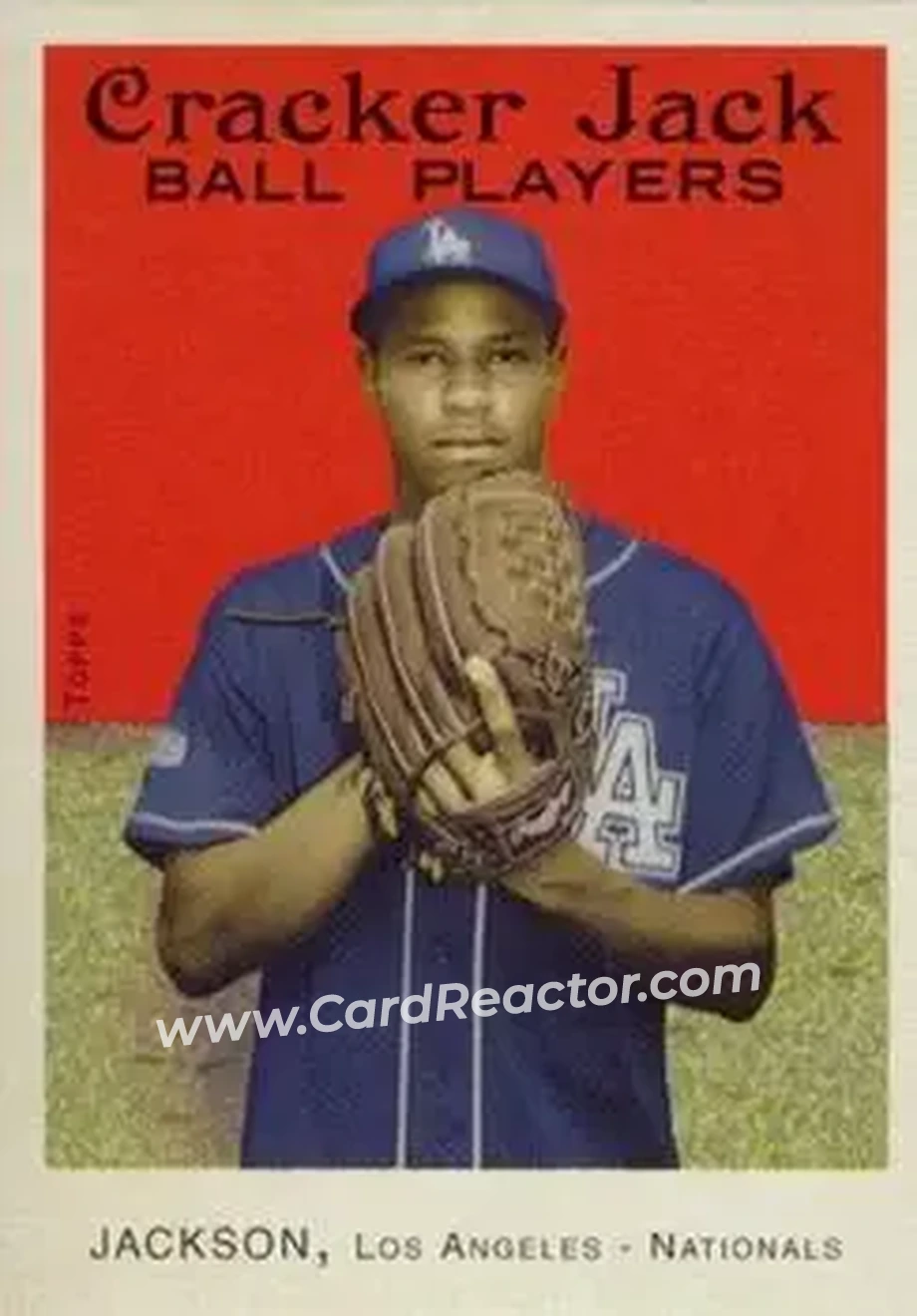 2004 Topps Cracker Jack #104b - Edwin Jackson - Los Angeles Dodgers - Front