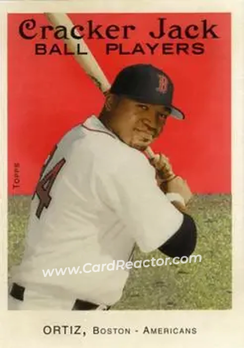 2004 Topps Cracker Jack #108 - David Ortiz - Boston Red Sox - Front