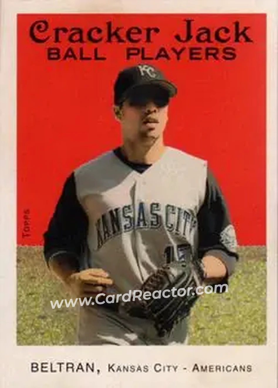 2004 Topps Cracker Jack #110 - Carlos Beltran - Kansas City Royals - Front