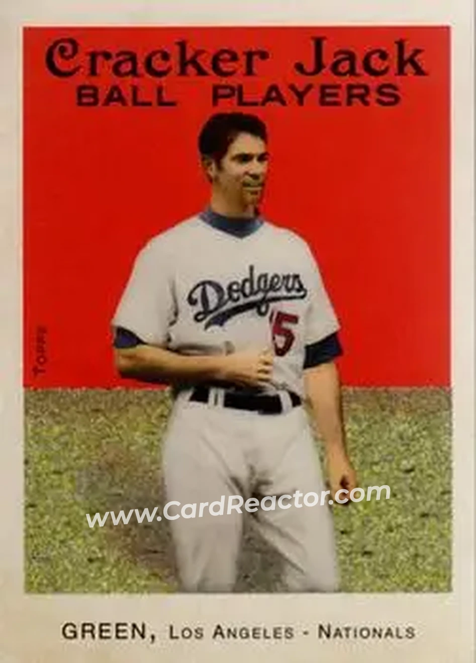 2004 Topps Cracker Jack #111 - Shawn Green - Los Angeles Dodgers - Front