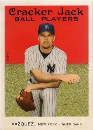 2004 Topps Cracker Jack #112 - Javier Vazquez - New York Yankees