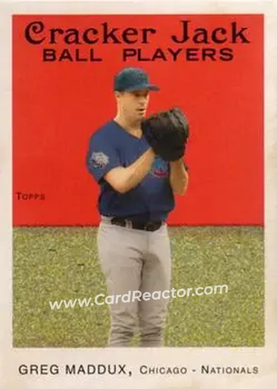 2004 Topps Cracker Jack #124 - Greg Maddux - Chicago Cubs - Front