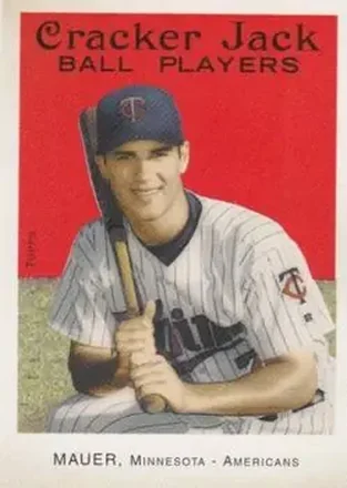 2004 Topps Cracker Jack #186 - Joe Mauer - Minnesota Twins