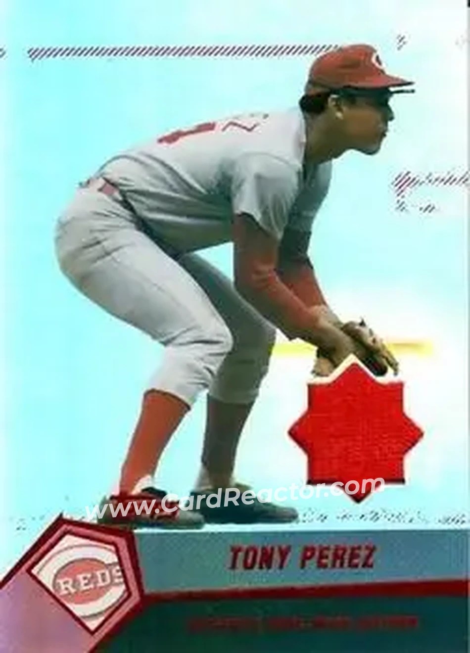 2004 Topps Clubhouse Collection - Red Relics #TP - Tony Pérez - Cincinnati Reds - Front
