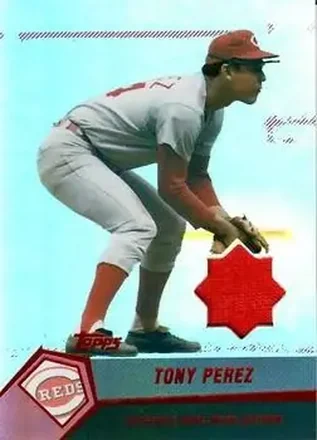 2004 Topps Clubhouse Collection - Red Relics #TP - Tony Pérez - Cincinnati Reds