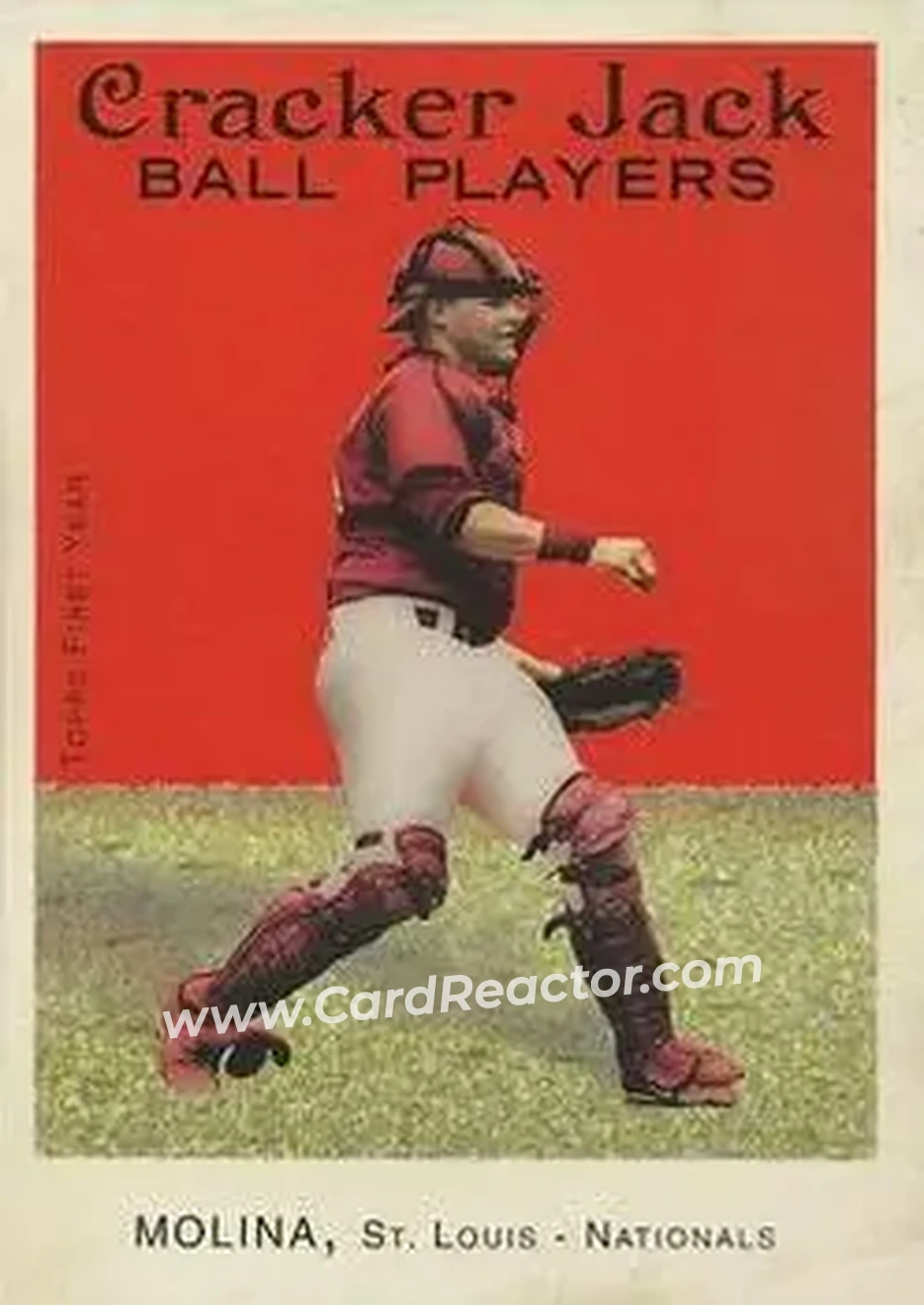 2004 Topps Cracker Jack #204 - Yadier Molina - St. Louis Cardinals - Front