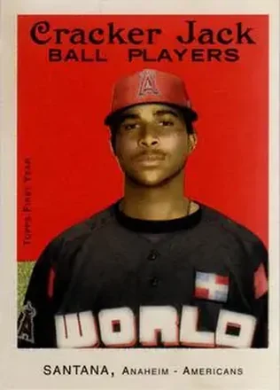 2004 Topps Cracker Jack #215 - Ervin Santana - Anaheim Angels