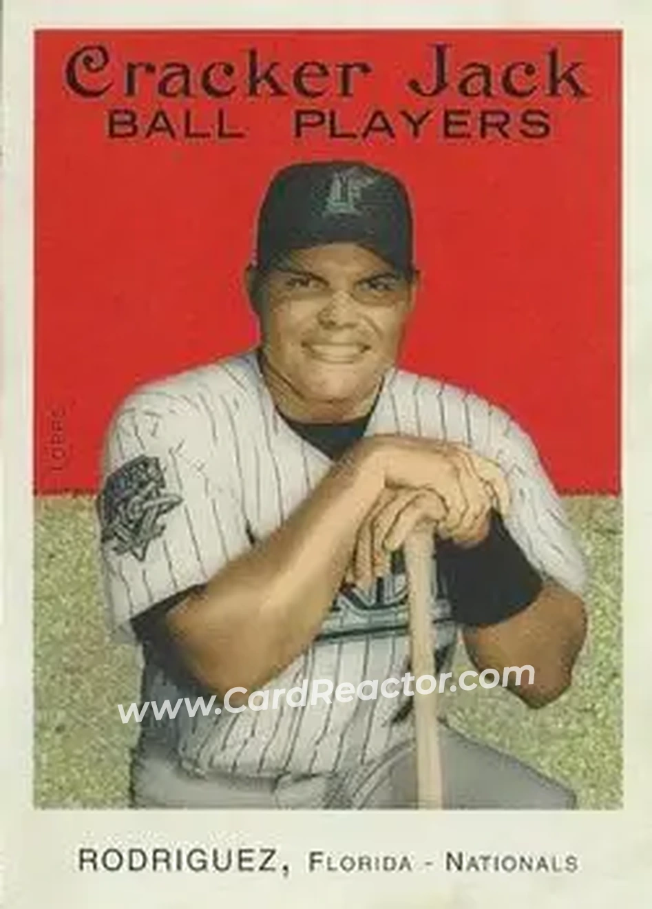 2004 Topps Cracker Jack #224 - Ivan Rodriguez - Florida Marlins - Front