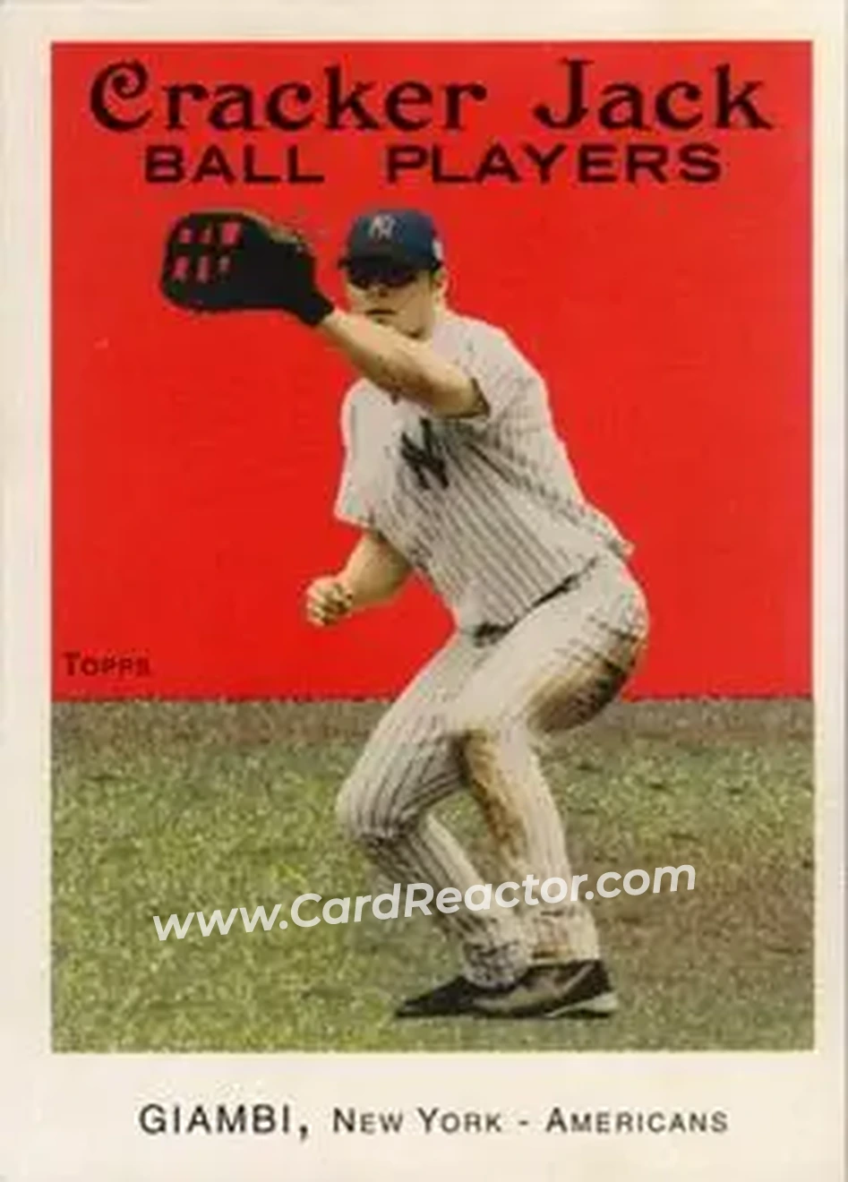 2004 Topps Cracker Jack #229b - Jason Giambi - New York Yankees - Front