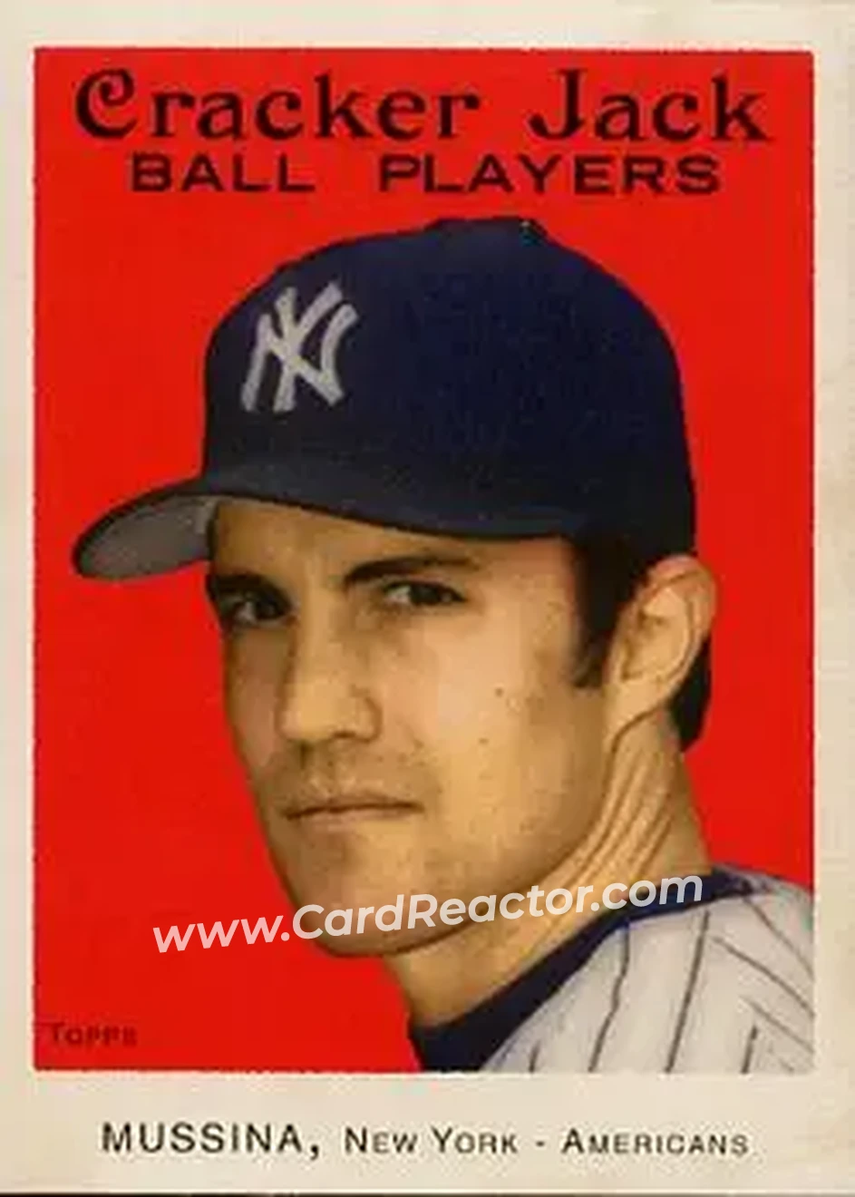 2004 Topps Cracker Jack #234 - Mike Mussina - New York Yankees - Front