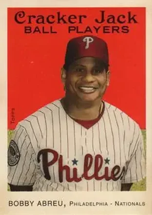 2004 Topps Cracker Jack #5 - Bob Abreu - Philadelphia Phillies