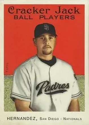 2004 Topps Cracker Jack #34 - Ramon Hernandez - San Diego Padres
