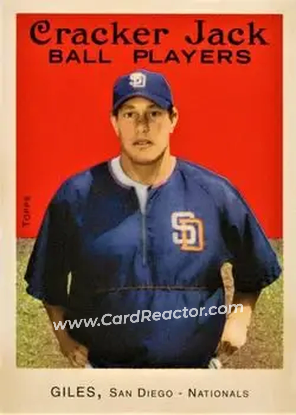 2004 Topps Cracker Jack #35 - Brian Giles - San Diego Padres - Front 2004 Topps Cracker Jack #35 - Brian Giles - San Diego Padres - Front