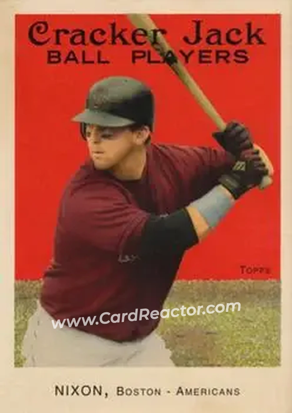 2004 Topps Cracker Jack #47 - Trot Nixon - Boston Red Sox - Front