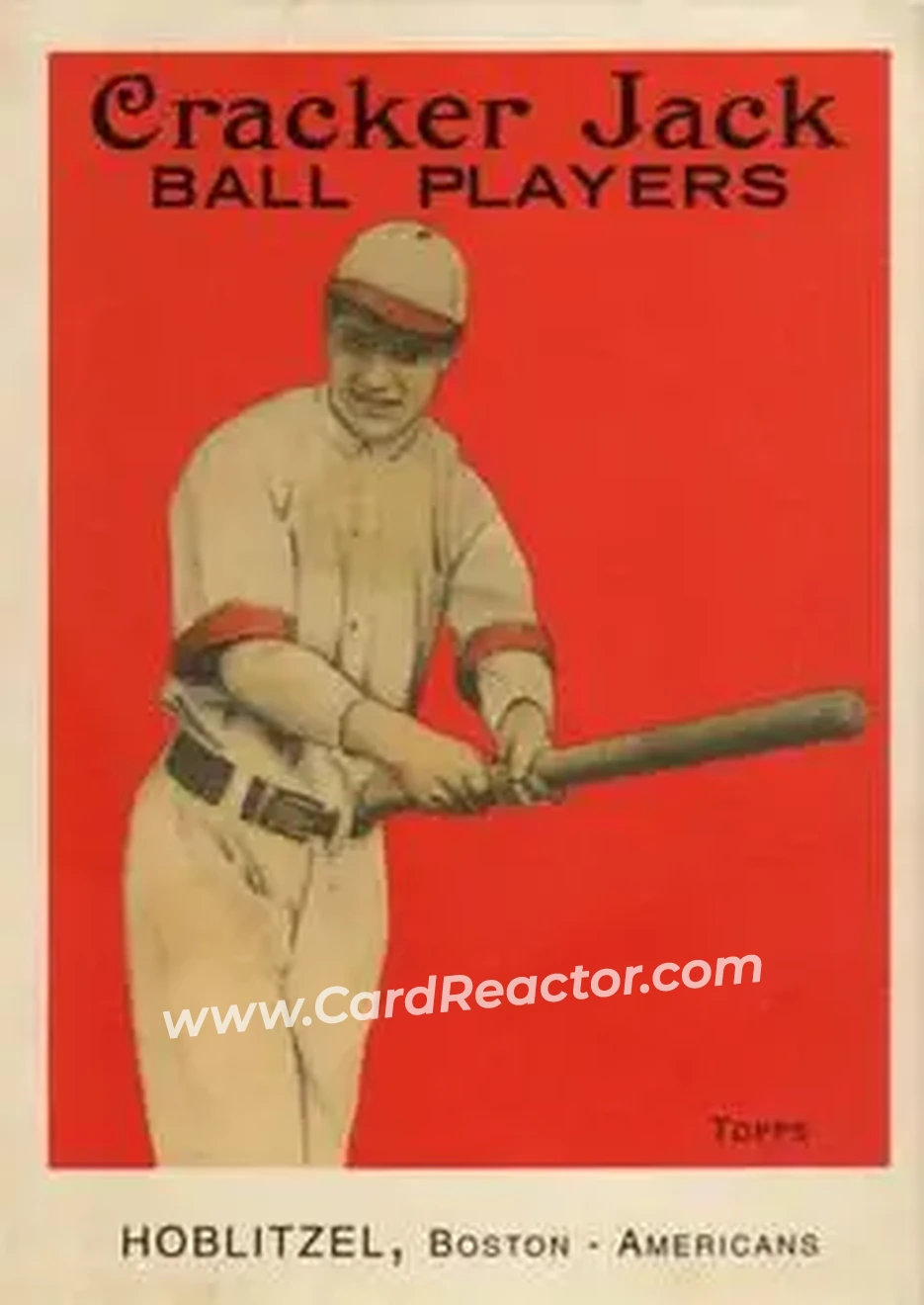 2004 Topps Cracker Jack #55a - Dick Hoblitzell - Boston Red Sox - Front