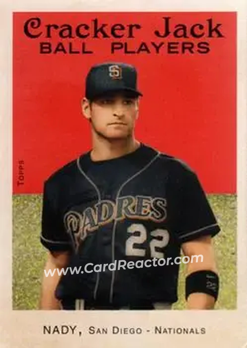 2004 Topps Cracker Jack #82 - Xavier Nady - San Diego Padres - Front