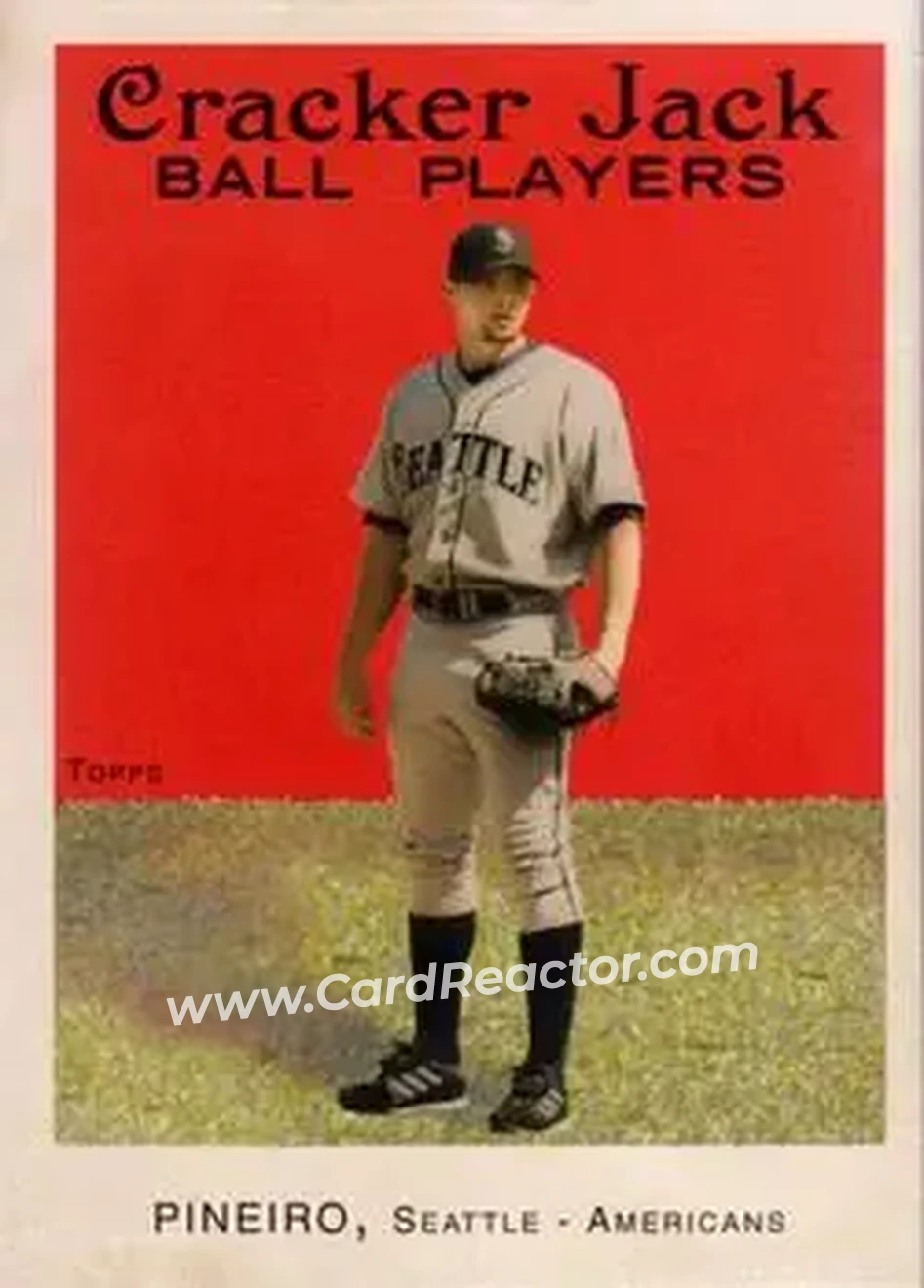 2004 Topps Cracker Jack #83 - Joel Pineiro - Seattle Mariners - Front