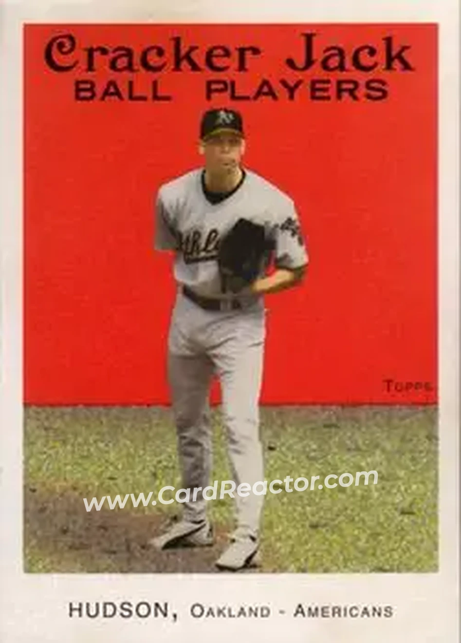 2004 Topps Cracker Jack #130 - Tim Hudson - Oakland Athletics - Front