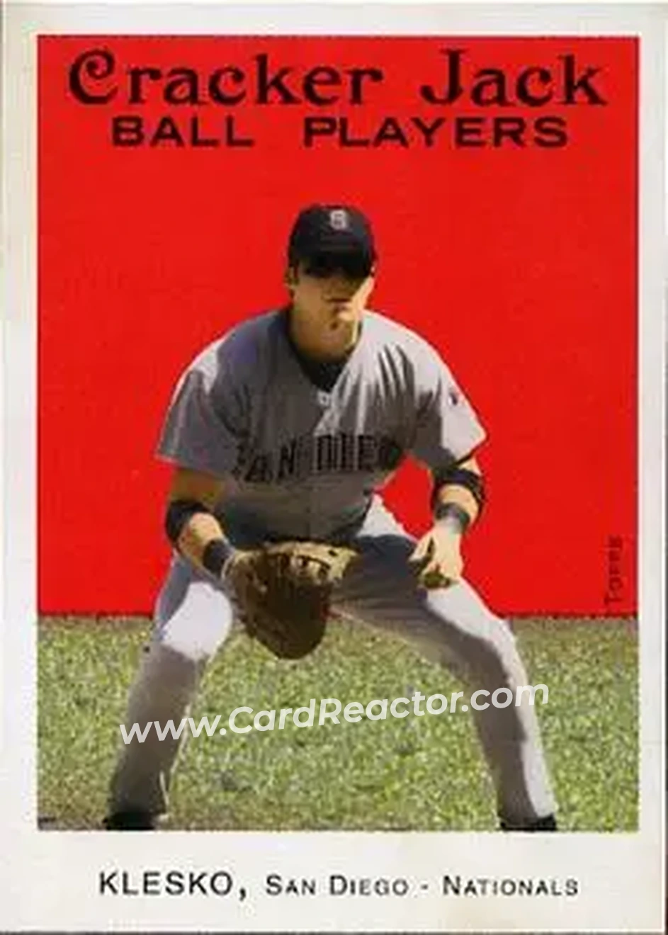 2004 Topps Cracker Jack #135 - Ryan Klesko - San Diego Padres - Front