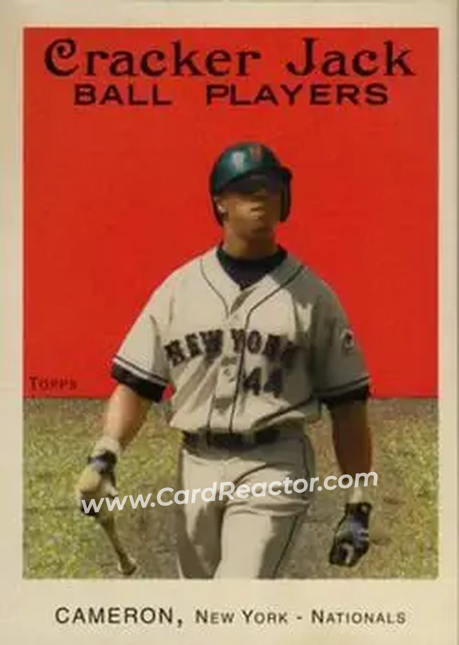 2004 Topps Cracker Jack #137 - Mike Cameron - New York Mets - Front