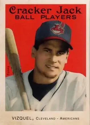 2004 Topps Cracker Jack #141 - Omar Vizquel - Cleveland Indians