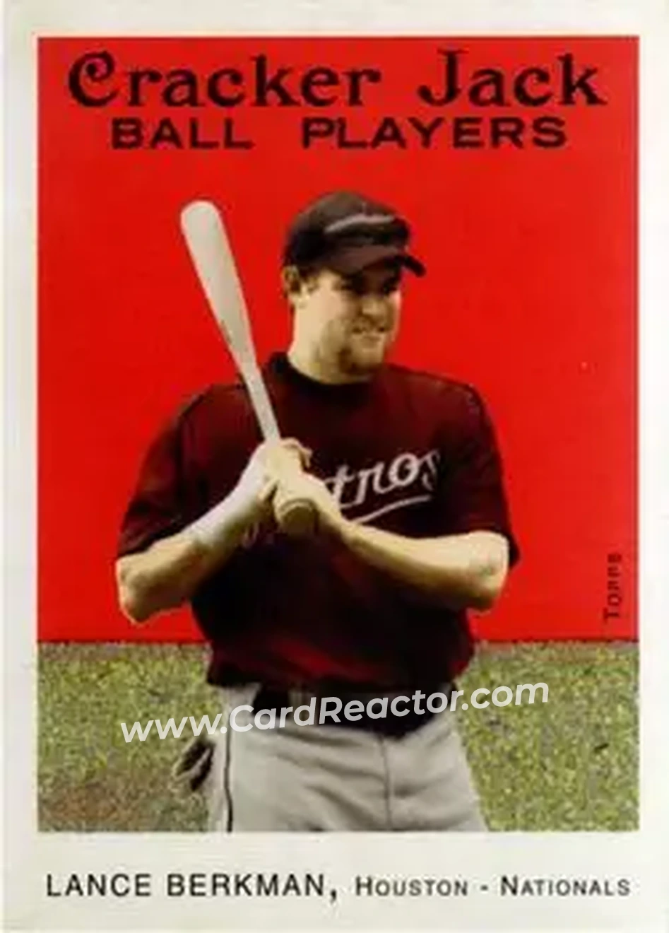 2004 Topps Cracker Jack #147 - Lance Berkman - Houston Astros - Front