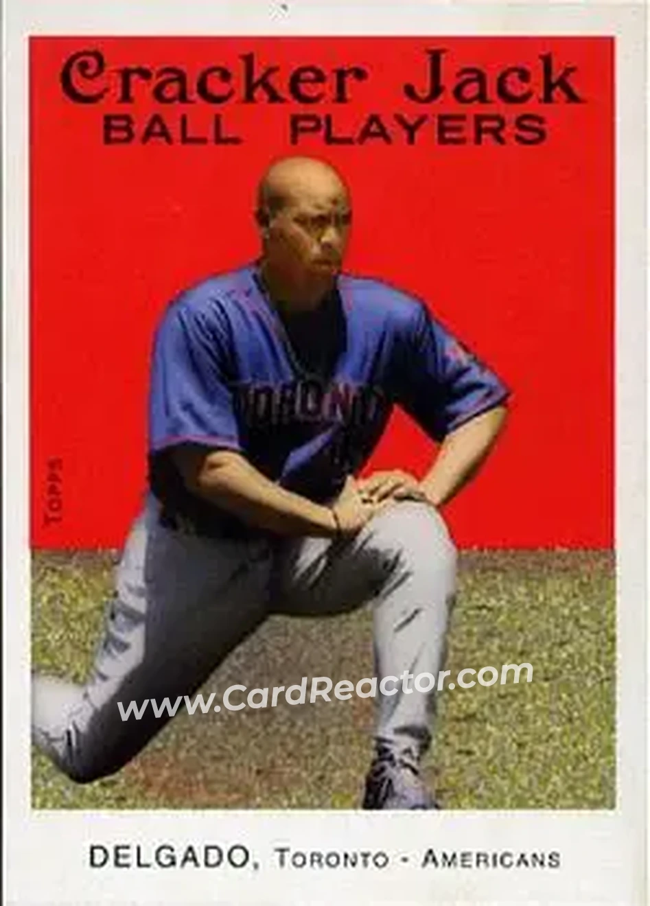 2004 Topps Cracker Jack #149 - Carlos Delgado - Toronto Blue Jays - Front