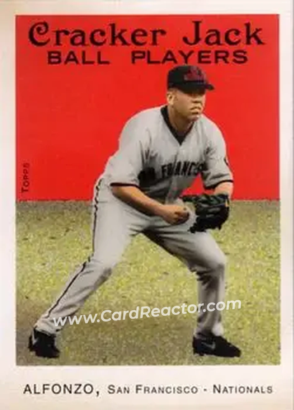 2004 Topps Cracker Jack #156 - Edgardo Alfonzo - San Francisco Giants - Front