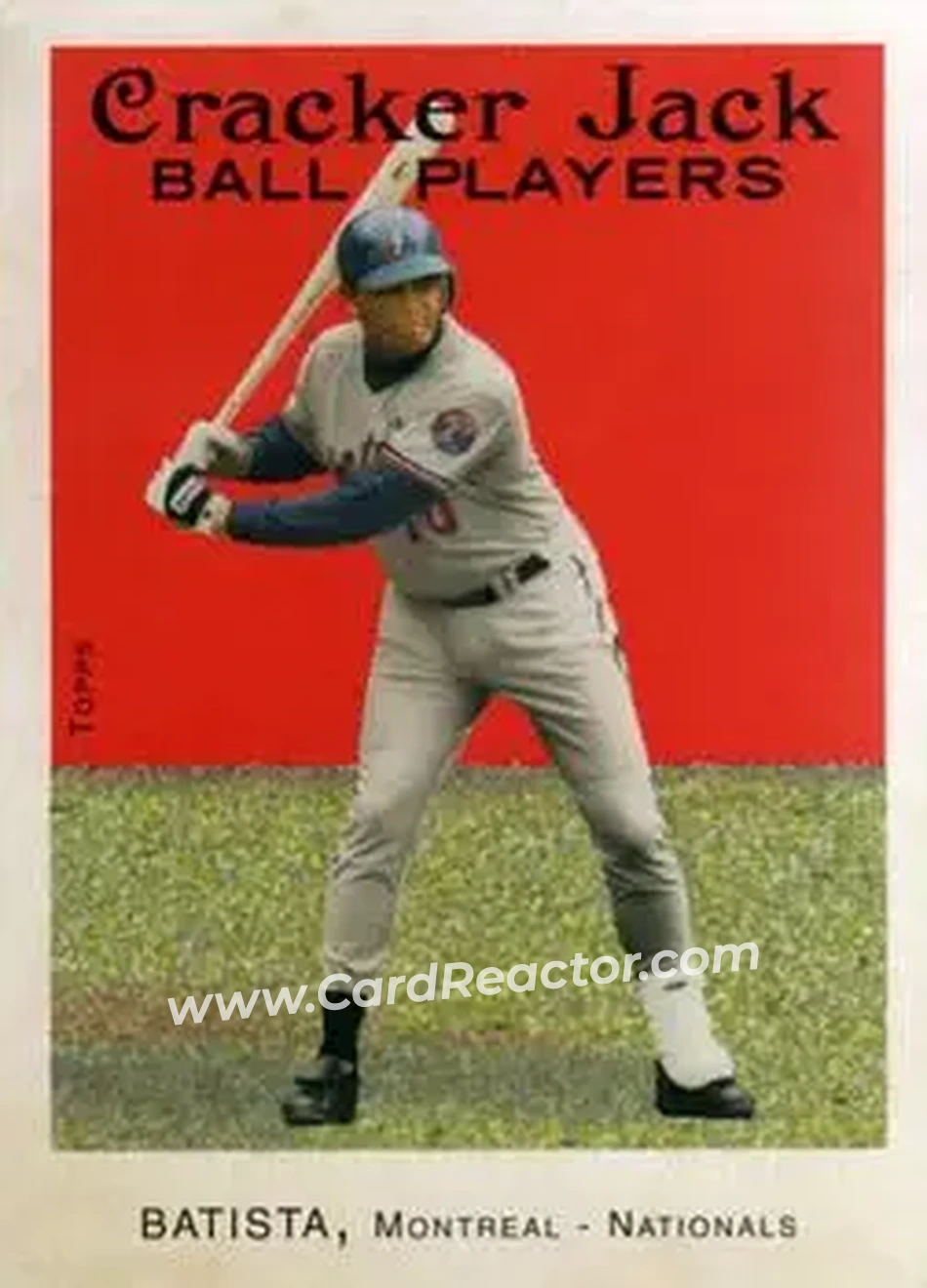 2004 Topps Cracker Jack #161 - Tony Batista - Montreal Expos - Front
