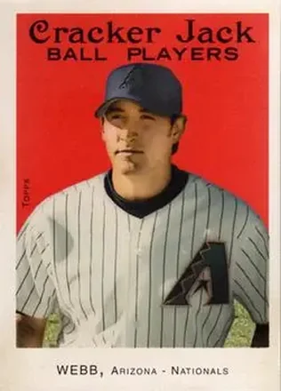 2004 Topps Cracker Jack #163 - Brandon Webb - Arizona Diamondbacks