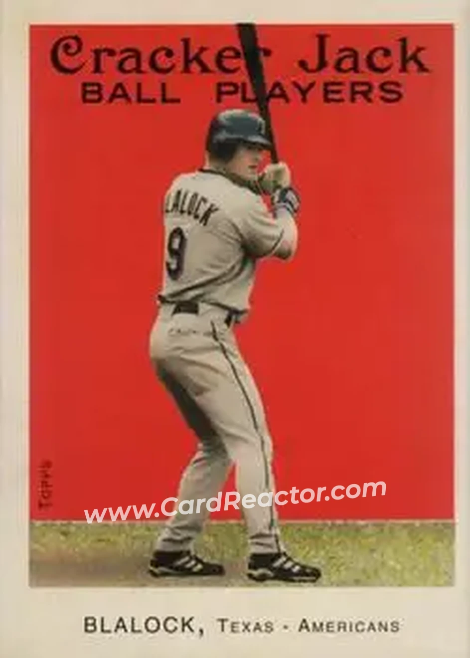 2004 Topps Cracker Jack #177 - Hank Blalock - Texas Rangers - Front 2004 Topps Cracker Jack #177 - Hank Blalock - Texas Rangers - Front