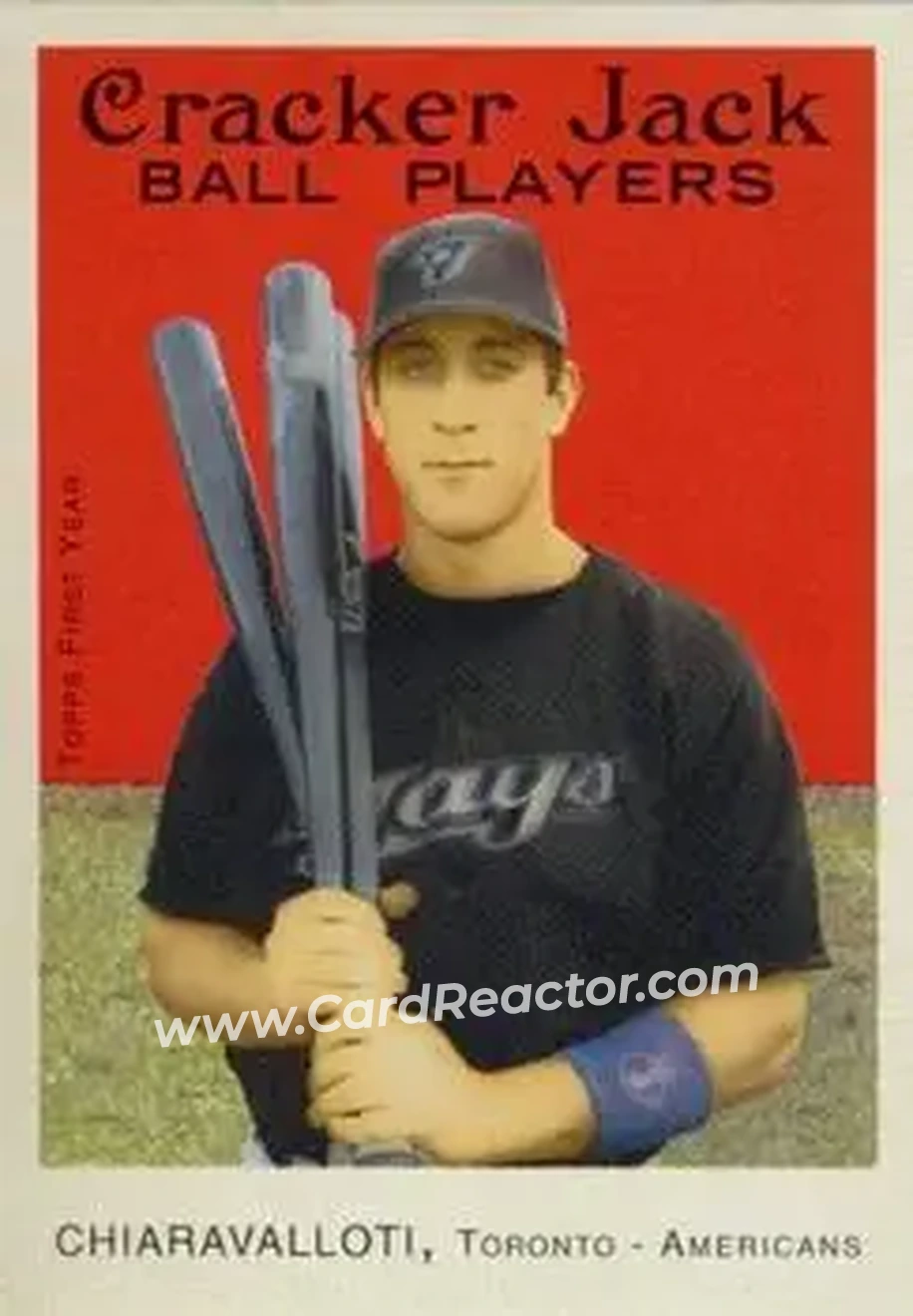2004 Topps Cracker Jack #198 - Vito Chiaravalloti - Toronto Blue Jays - Front