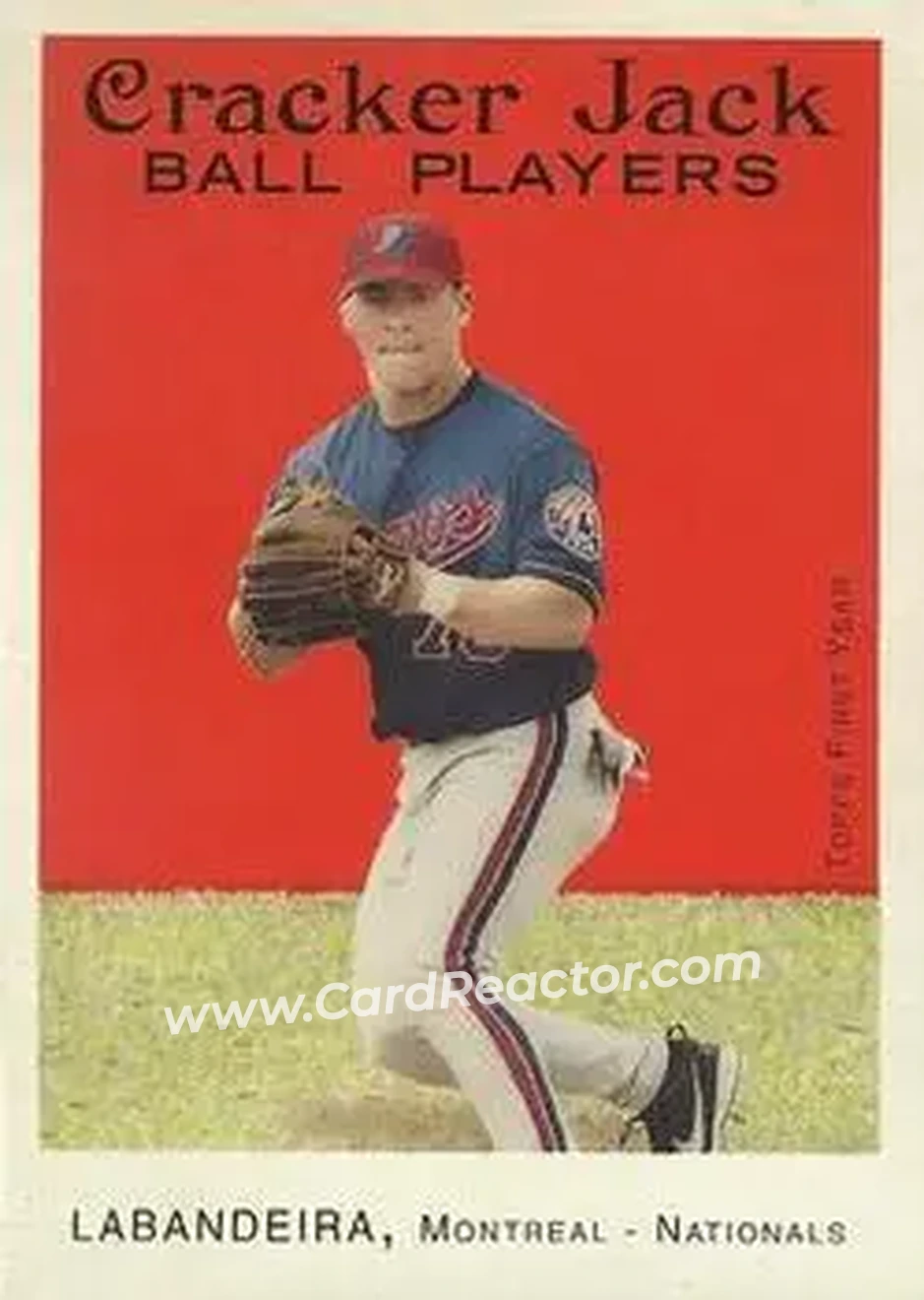 2004 Topps Cracker Jack #208 - Josh Labandeira - Montreal Expos - Front
