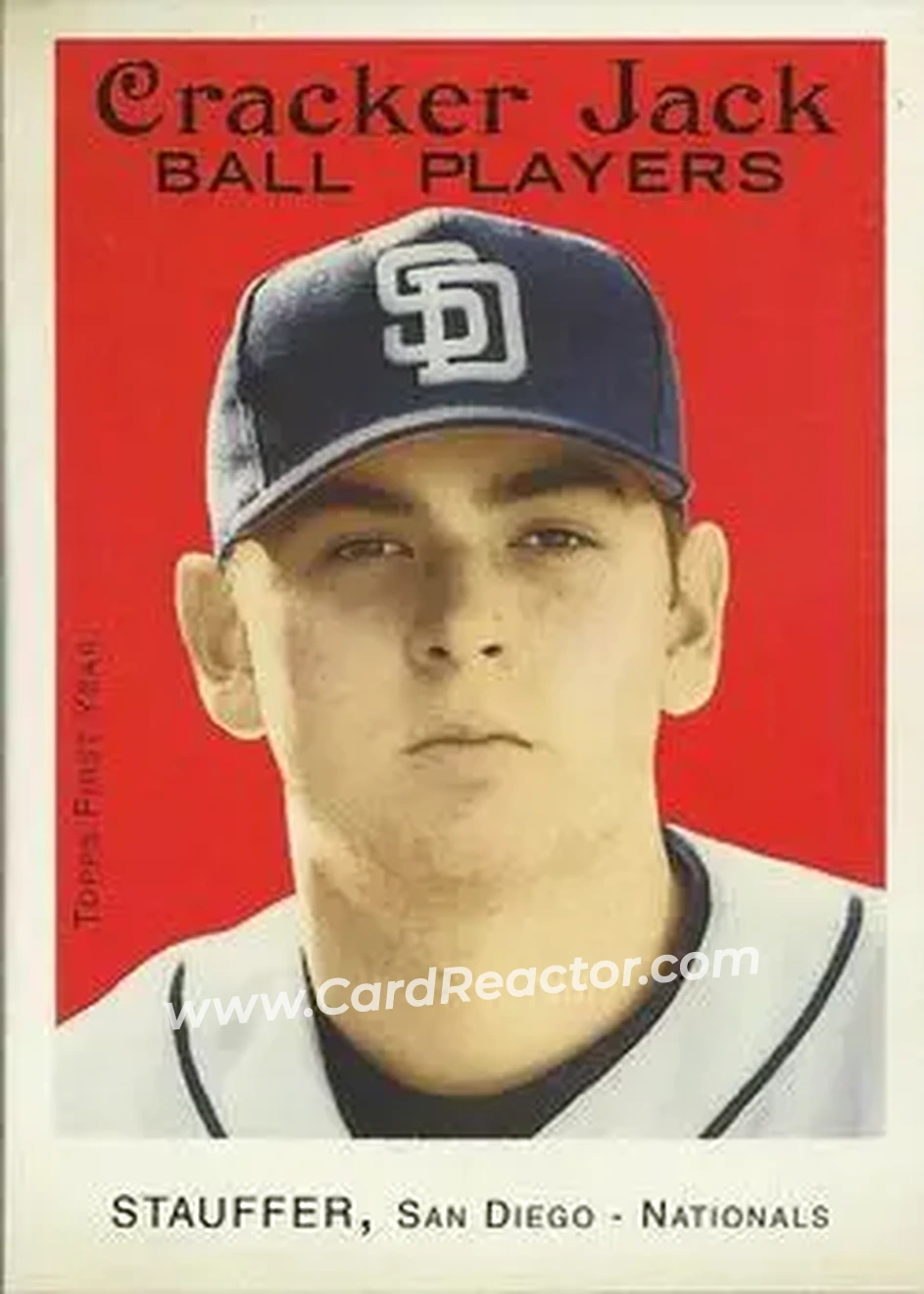2004 Topps Cracker Jack #216 - Tim Stauffer - San Diego Padres - Front
