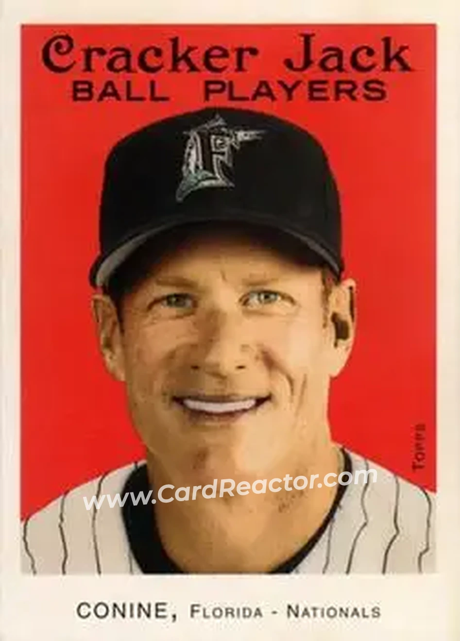 2004 Topps Cracker Jack #219 - Jeff Conine - Florida Marlins - Front