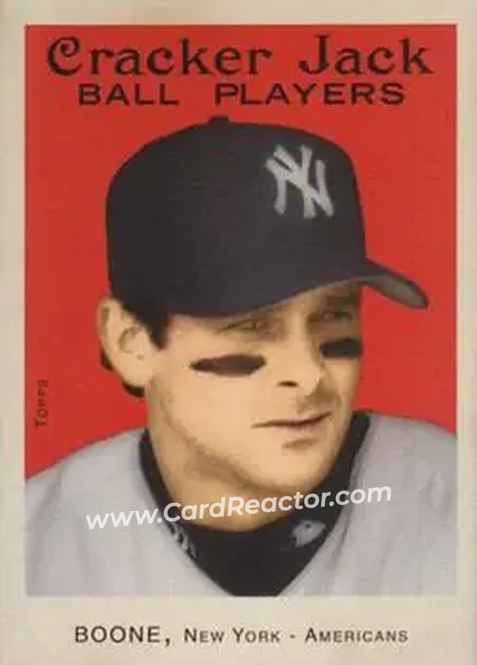 2004 Topps Cracker Jack #230 - Aaron Boone - New York Yankees - Front