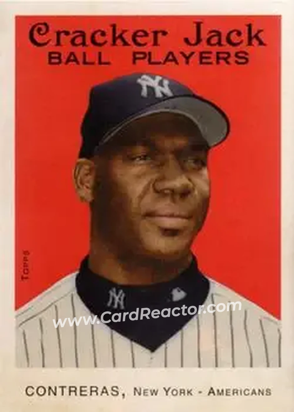 2004 Topps Cracker Jack #231 - Jose Contreras - New York Yankees - Front