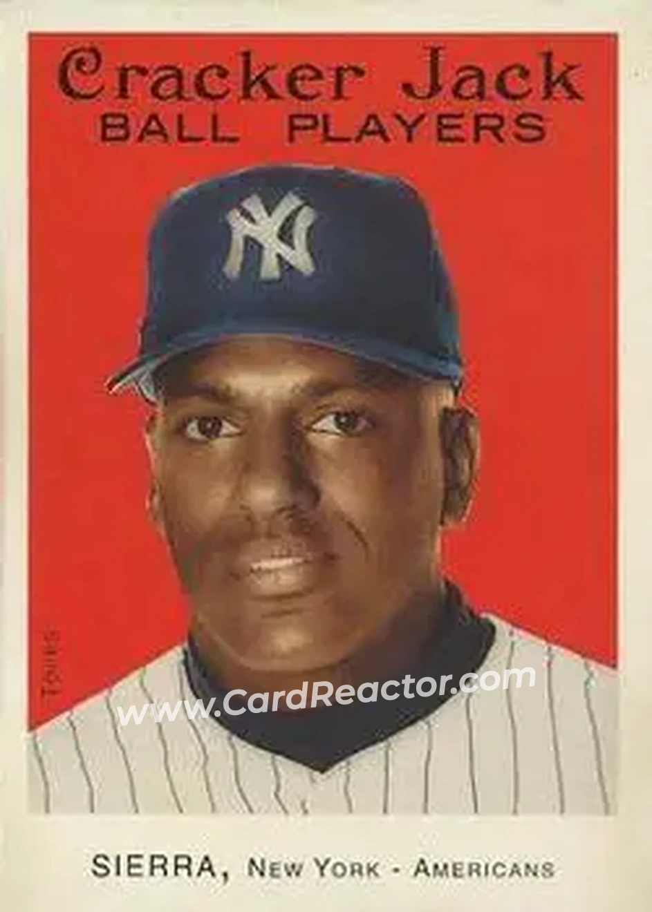 2004 Topps Cracker Jack #233 - Ruben Sierra - New York Yankees - Front