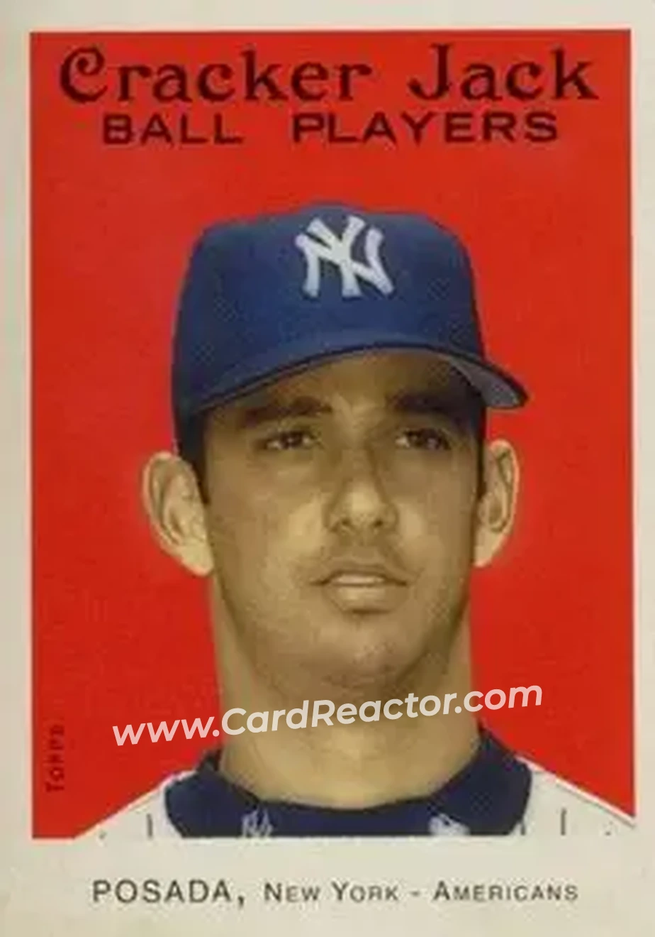 2004 Topps Cracker Jack #236a - Jorge Posada - New York Yankees - Front