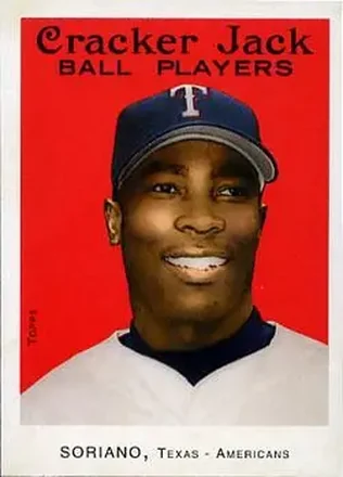 2004 Topps Cracker Jack #237 - Alfonso Soriano - Texas Rangers